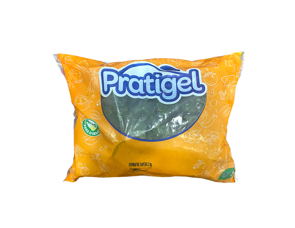 ESPINAFRE EM CUBOS CONGELADO PRATIGEL 2 KG (CX 5 PCT)
